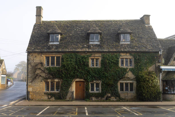 Stanton, England: 05/15/2024 _ Stanton is a Cotswolds village situated in a wooded hills area of traditional cottages of Cotswold stone.