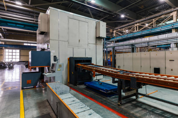 istock Hydraulic press in the factory workshop 2094953709