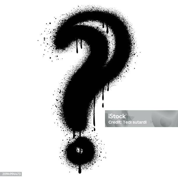 Spray Painted Graffiti Check Marks Sprayed Isolated With A White ...
