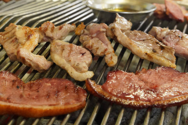 istock Duck meat is being grilled on the grill. 2095068660