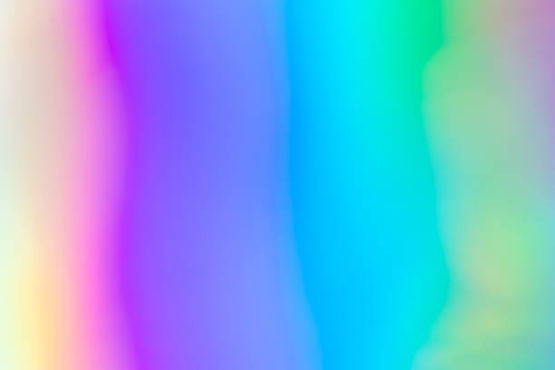 istock Abstract blur holographic rainbow foil iridescent background 2095114236