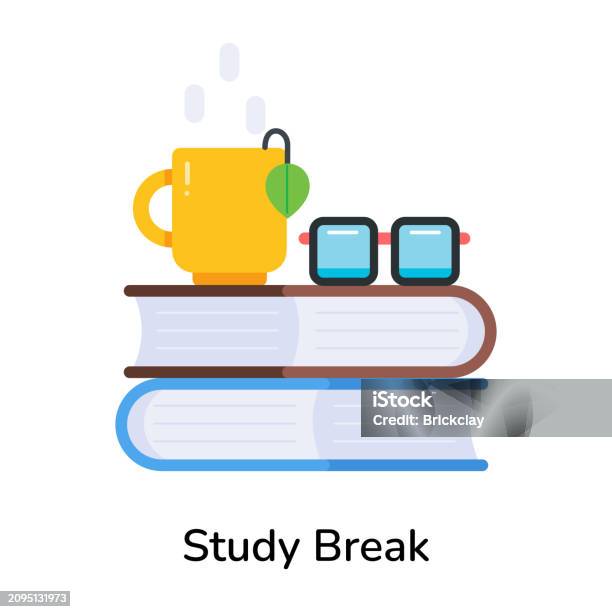 Study Break Photo Study Break - イラストレーションのベクターアート素材や画像を多数ご用意 - イラストレーション, カップ, ガイドブック ...