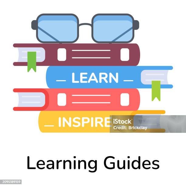 Learning Guides Stock Illustration - Download Image Now - Book ...
