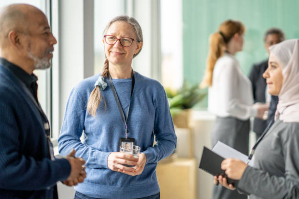 istock Casual Standing Meeting 2095220717