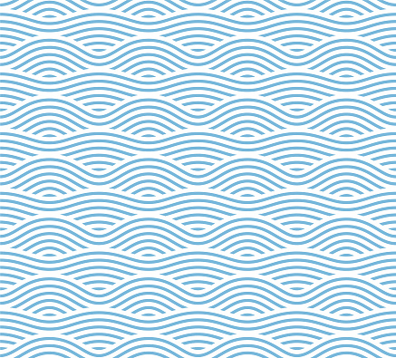 Wave Pattern Fill Seamless Wave Pattern Stock Illustration - Download Image Now - Wave ...