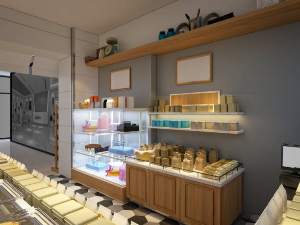 istock 3D render of cafetaria and restaurant 2095373923