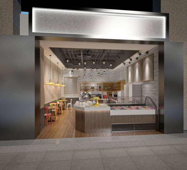 istock 3D render of cafetaria and restaurant 2095375485