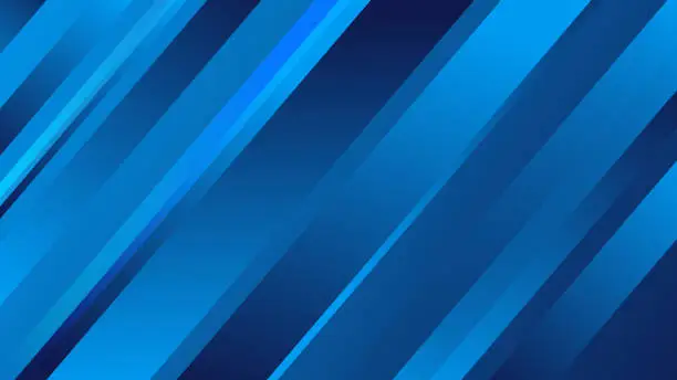 Vector illustration of Modern abstract blue technology background