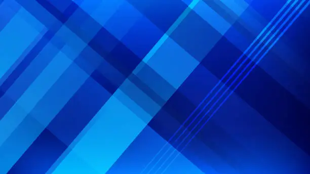 Vector illustration of Modern abstract blue technology background