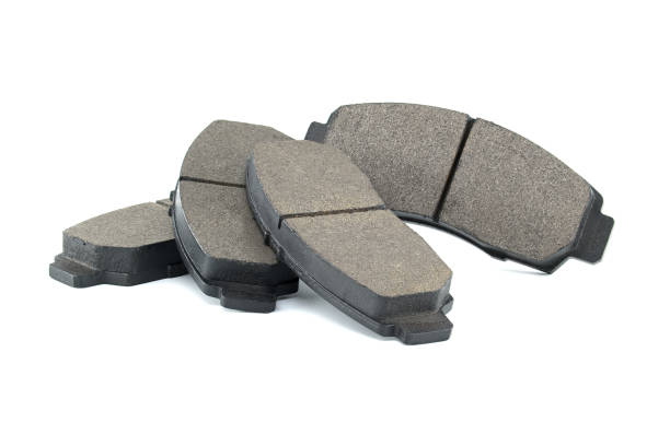 istock Brake pads isolated on white background 2095523166