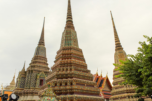 Wat Pho, Temple of the Reclining Buddha, its official name is Wat Phra Chetuphon Wimon Mangkhalaram Rajwaramahawihan, Bangkok, Thailand