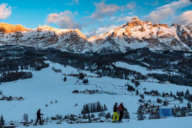 istock Winter sunset in the italian alps 2095687446