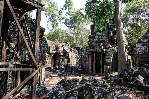 Ancient and ruined temples of the Khmer Kingdom