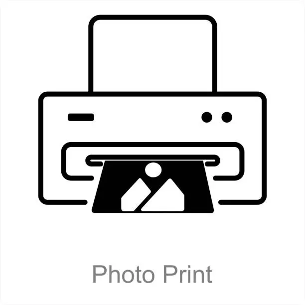 Vector illustration of Photo Print