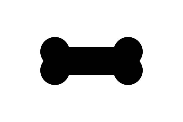 bone icon - kość stock illustrations