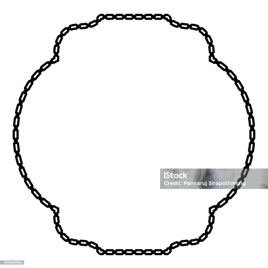 Square Chain Labels Chains Link Square Vintage Frame Chain Round Frame Chain Let Design ...