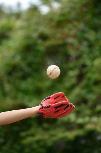 A baseball pitcher throws during a baseball game.