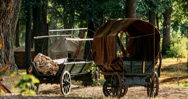 Historical Re-enactment. Russian Soviet World War Ii Peasant Car