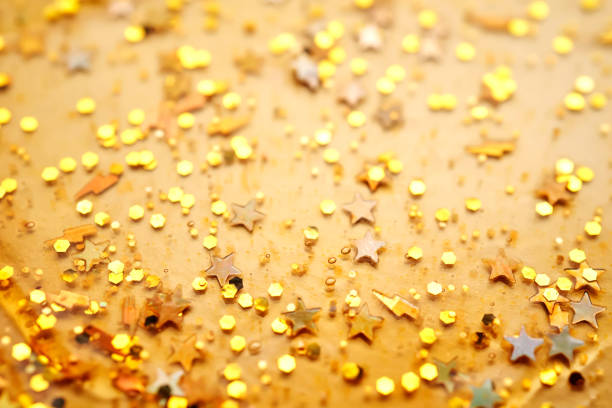Cosmetic gel with glitter on a beige background. High quality photo.