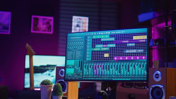 istock Empty space used for producing music and sounds with electronic devices 2096124187