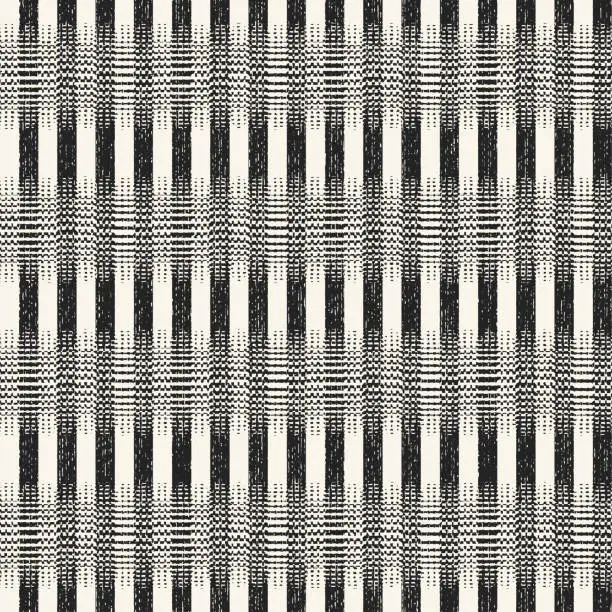 Vector illustration of Monochrome Grain Degrade Stripe Pattern