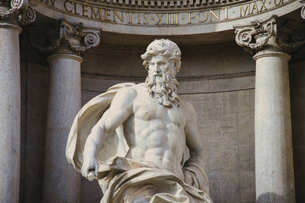istock Neptune sculpture in Trevi Fountain 2096151864