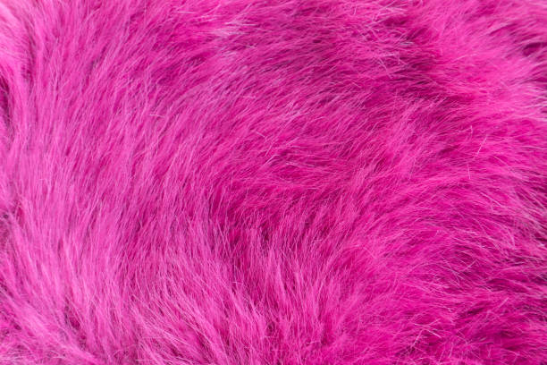 istock Pink fluffy fur texture background, Fleece texture, Synthetic fur fabric 2096175085