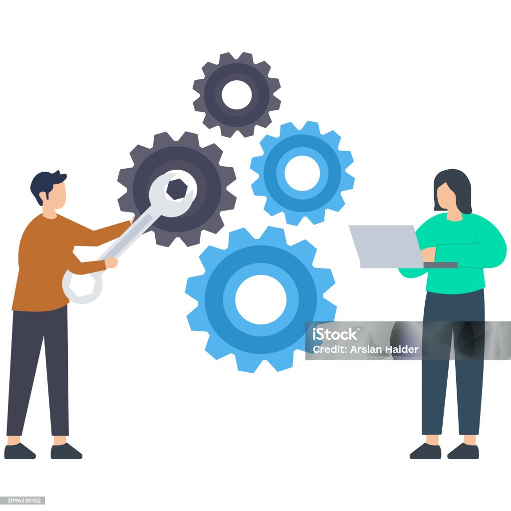 Technical Support Agent Helping Out Support Staff Help Fixing Technical ...