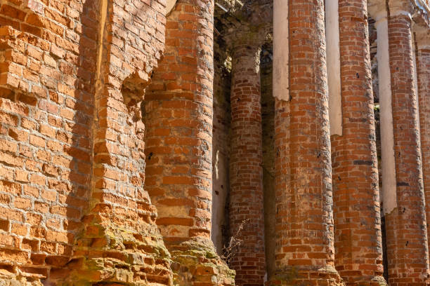 Ruins of the church. Monuments and landmarks. History and culture. Architecture and art.