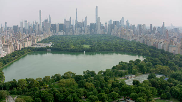 New York, New York, USA in Central Park at The Mall in New York City during autumn.