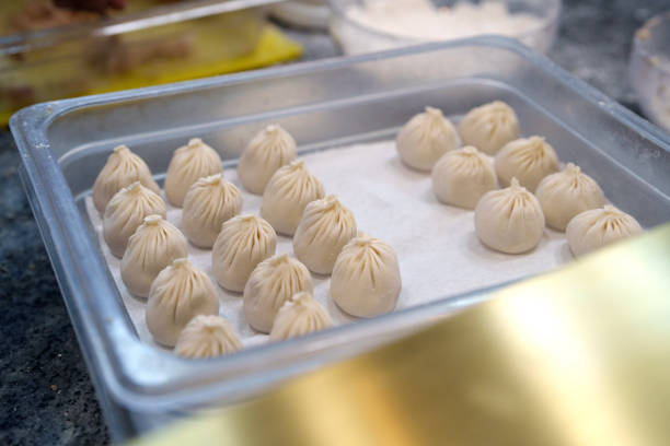 Xiaolongbao refers to a type of small Chinese steamed bun traditionally prepared in a xiaolong, a small bamboo steaming basket, hence the name.