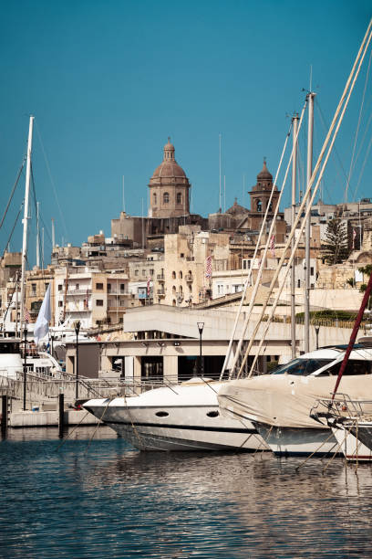 istock View of Moored Yachts In Senglea, Malta 2096490698