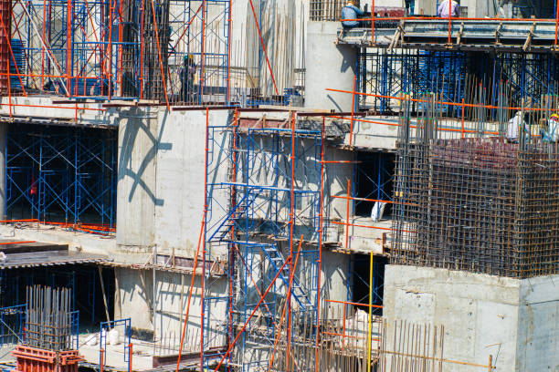 istock City building construction site with crane high rise office building 2096504289