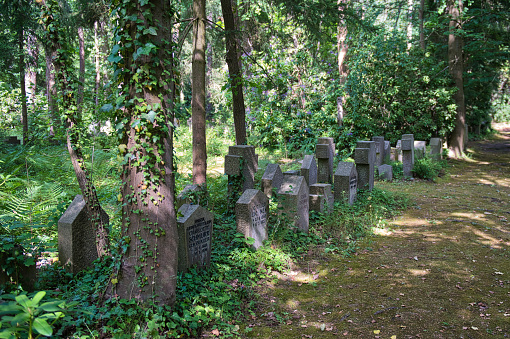 Tombstone in cemetery, Stahnsdorf
