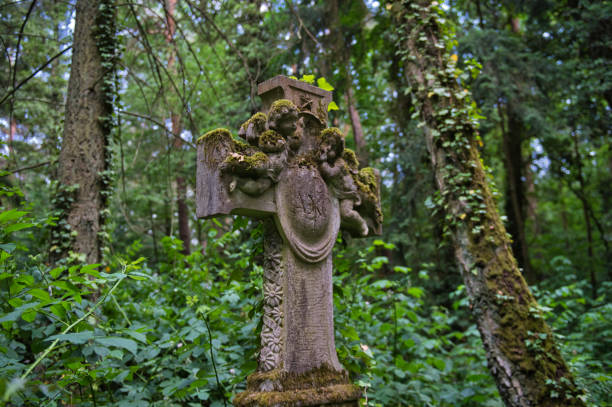 istock Tombstone in cemetery in Stahnsdorf, Brandenburg 2096522698
