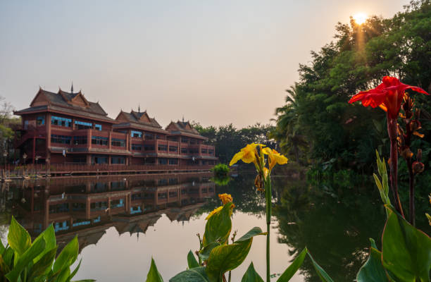 istock Southeast Asian ethnic minority characteristic houses 2096562191