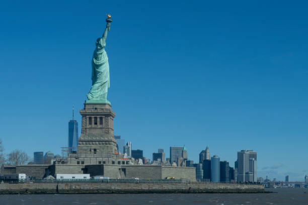 istock Statue of Liberty on Liberty island 2096581966