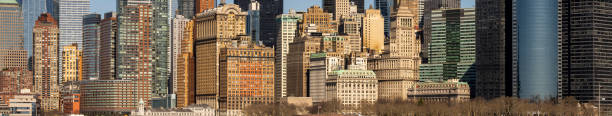 istock Manhattan skyline from Liberty ferry in Hudson River. 2096583572