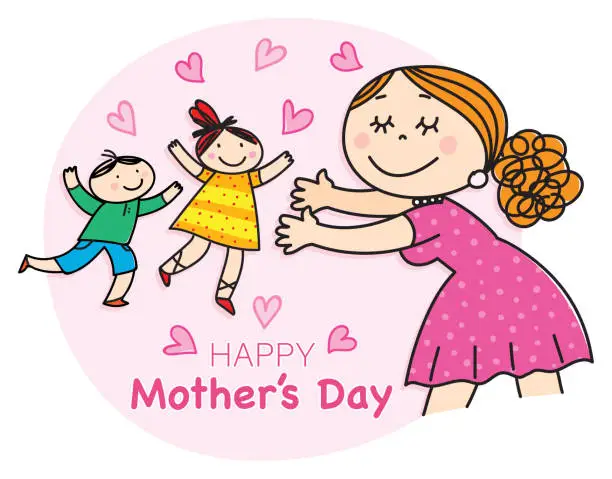 Vector illustration of Mother's Day