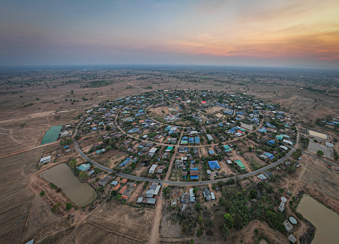 Ban Thap Thai, a village at the beautiful city plan of Sa Kaeo Province and of Thailand,Ta Phraya District Sa Kaeo Province  Thailand.