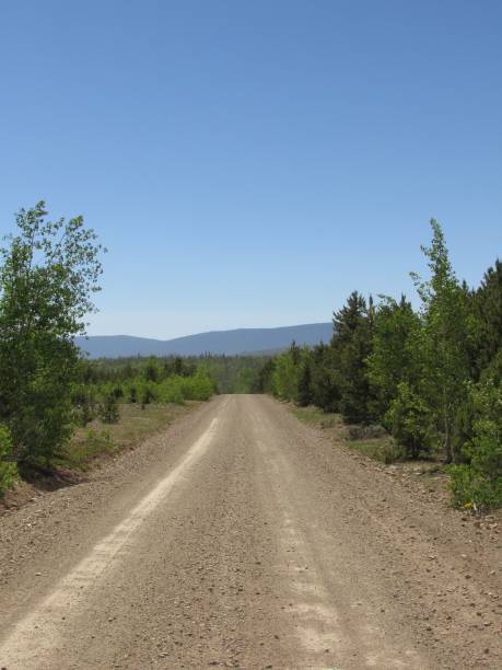 istock Country dirt road in Wyoming 2096665997