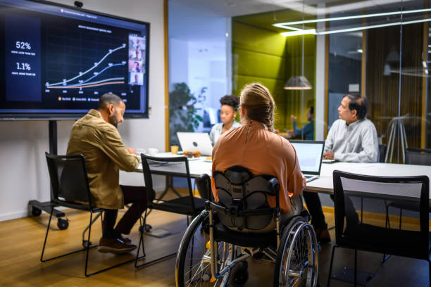 istock Business people on video conference 2096682621