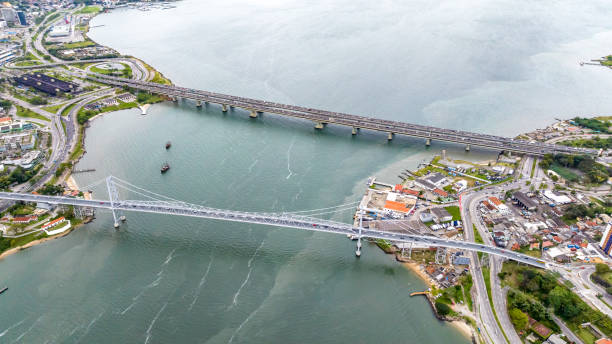 istock City of Florianopolis, Hercilio Luz Bridge. 2096705619
