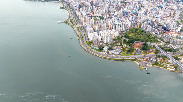 istock City of Florianopolis, Hercilio Luz Bridge. 2096707751