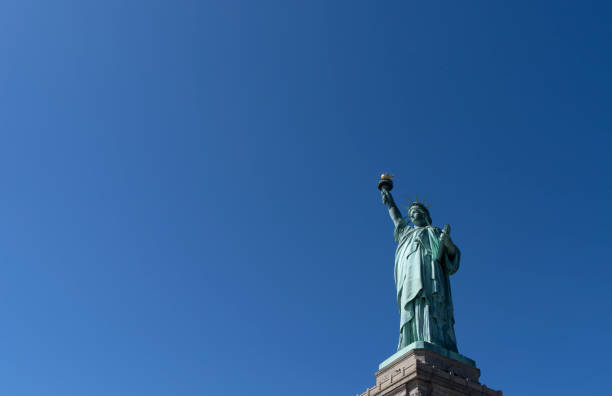 istock Statue of Liberty on Liberty island 2096758329