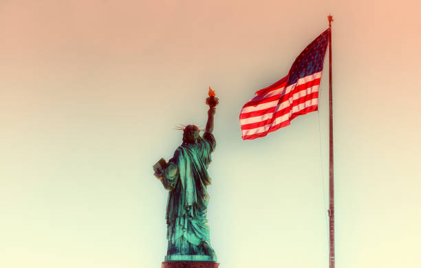 istock Statue of Liberty on Liberty island 2096758856