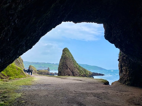 North Ireland- Cushendun and Cushendun cave