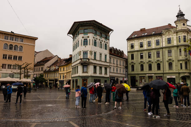 Preseren Square 690+ Piazza Presernov Trg Stock Photos, Pictures & Royalty-Free Images ...