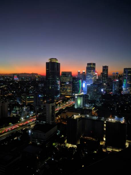 istock Night Sigh at Jakarta Metropolitan Area 2096816728