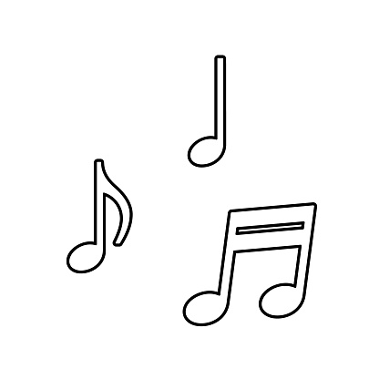music mark.Vector illustration that is easy to edit.
